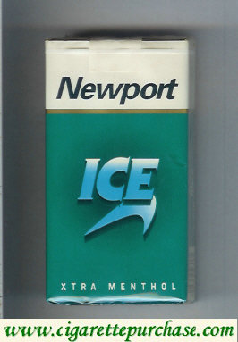 Newport Ice XTRA Menthol 100s cigarettes soft box